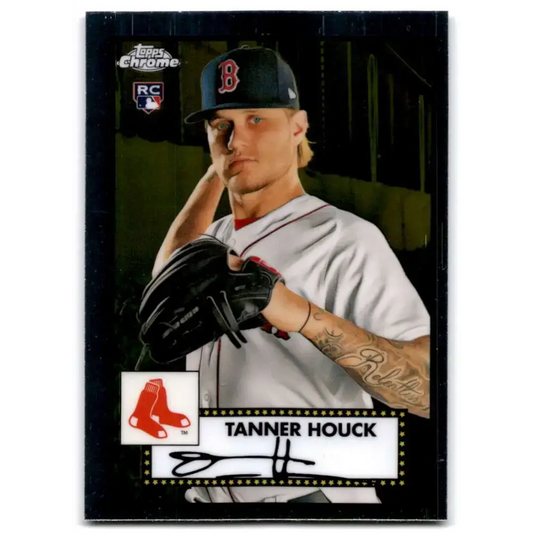 2021 Topps Chrome Platinum Anniversary #28 Tanner Houck NM-MT RC Rookie Boston Red Sox Baseball Card - Baseball Card