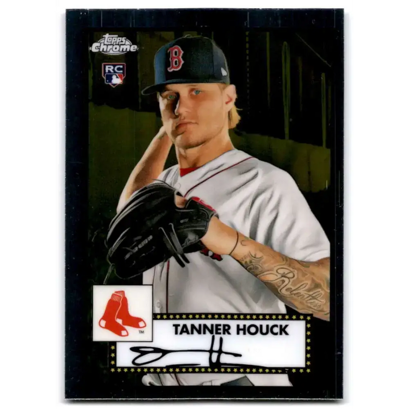 2021 Topps Chrome Platinum Anniversary #28 Tanner Houck NM-MT RC Rookie Boston Red Sox Baseball Card - Baseball Card