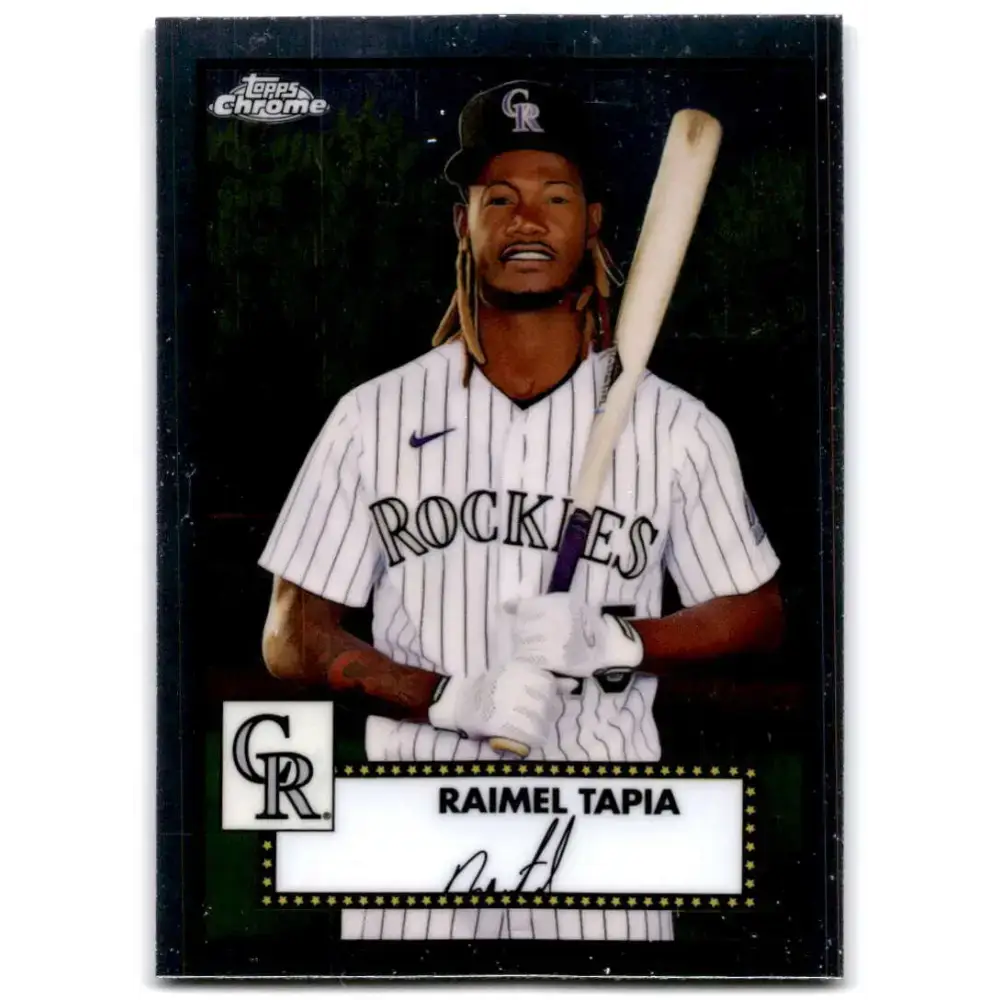 2021 Topps Chrome Platinum Anniversary #286 Raimel Tapia NM-MT Colorado Rockies Baseball Card - Baseball Card Single