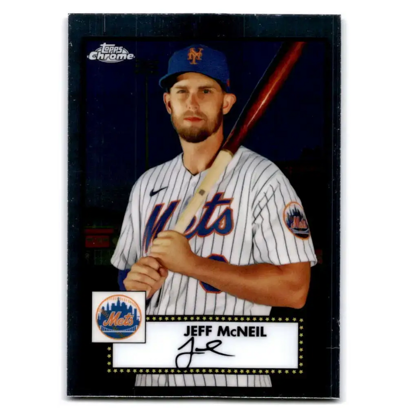2021 Topps Chrome Platinum Anniversary #289 Jeff McNeil NM-MT New York Mets Baseball Card - Baseball Card Single