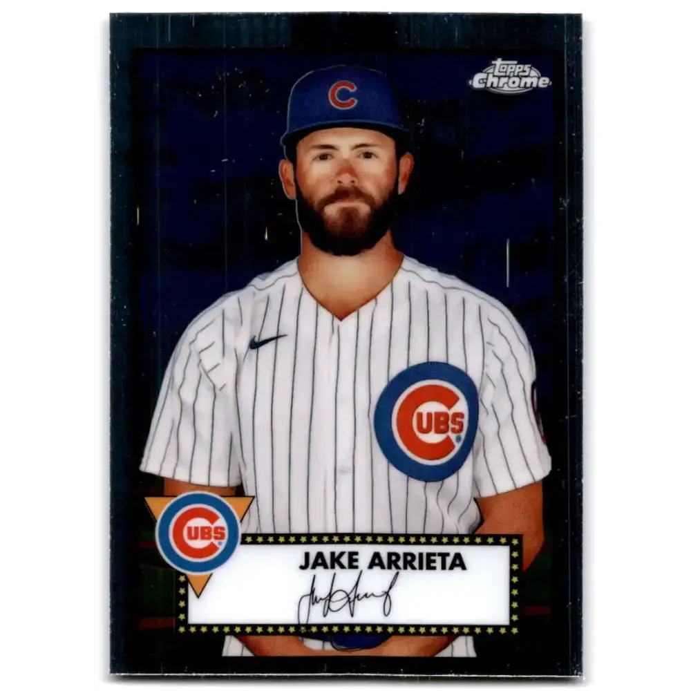 2021 Topps Chrome Platinum Anniversary #297 Jake Arrieta NM-MT Chicago Cubs Baseball Card - Baseball Card Single