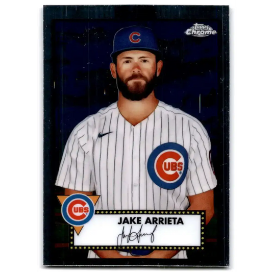 2021 Topps Chrome Platinum Anniversary #297 Jake Arrieta NM-MT Chicago Cubs Baseball Card - Baseball Card Single