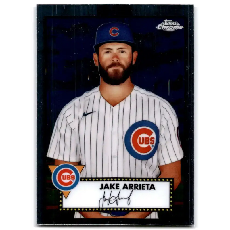 2021 Topps Chrome Platinum Anniversary #297 Jake Arrieta NM-MT Chicago Cubs Baseball Card - Baseball Card Single