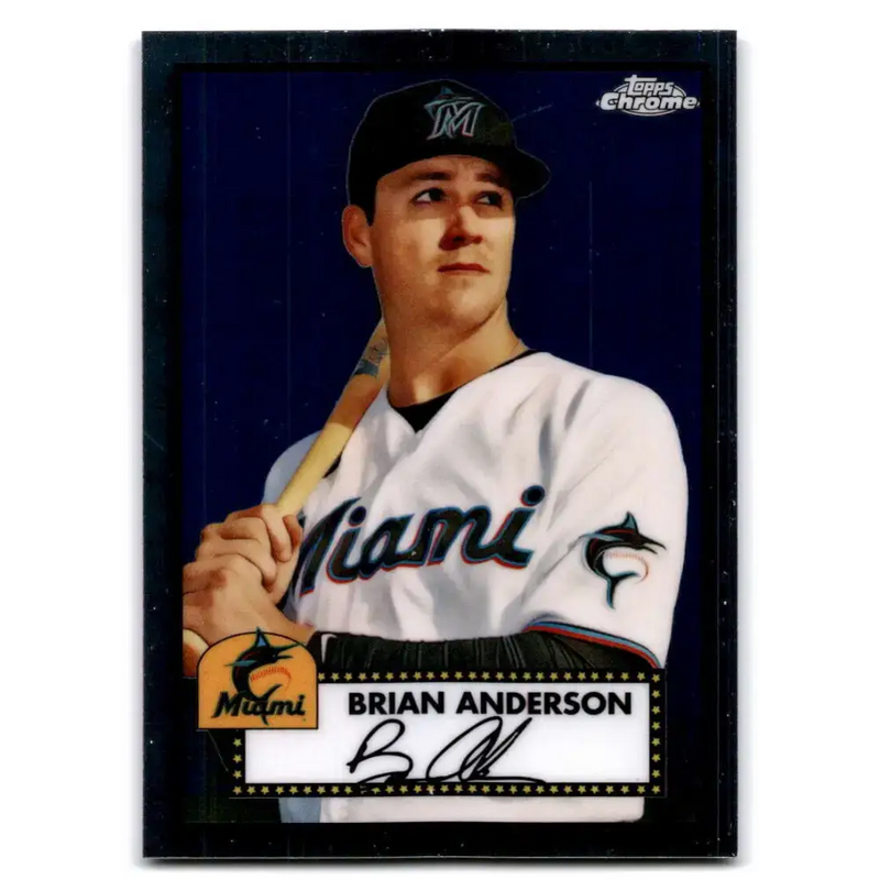 2021 Topps Chrome Platinum Anniversary #298 Brian Anderson NM-MT Miami Marlins Baseball Card - Baseball Card Single