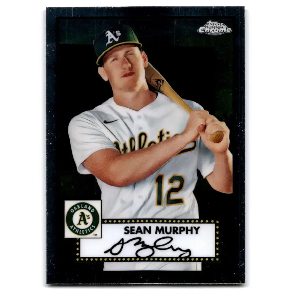 2021 Topps Chrome Platinum Anniversary #303 Sean Murphy NM-MT Oakland Athletics Baseball Card - Baseball Card Single
