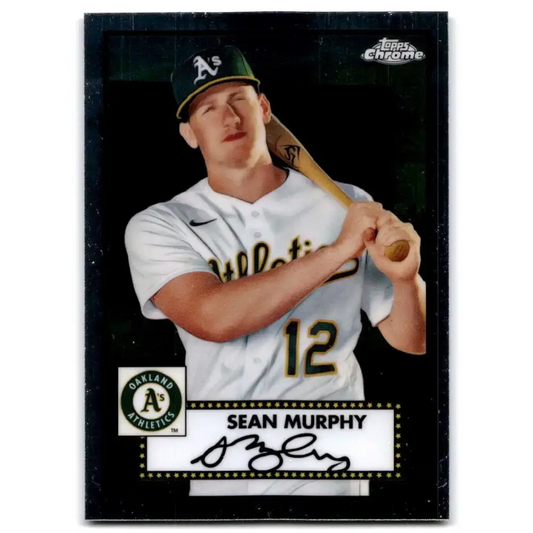 2021 Topps Chrome Platinum Anniversary #303 Sean Murphy NM-MT Oakland Athletics Baseball Card - Baseball Card Single