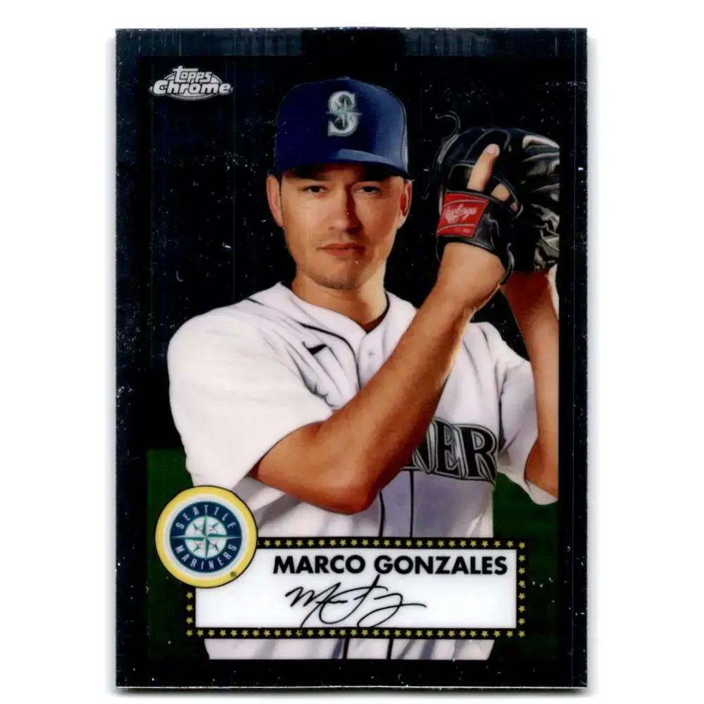 2021 Topps Chrome Platinum Anniversary #310 Marco Gonzales NM-MT Seattle Mariners Baseball Card - Baseball Card Single