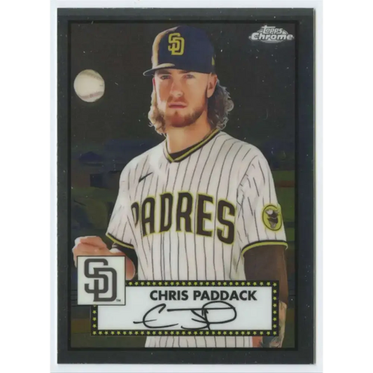 2021 Topps Chrome Platinum Anniversary #313 Chris Paddack NM-MT San Diego Padres Baseball Card - Baseball Card Single
