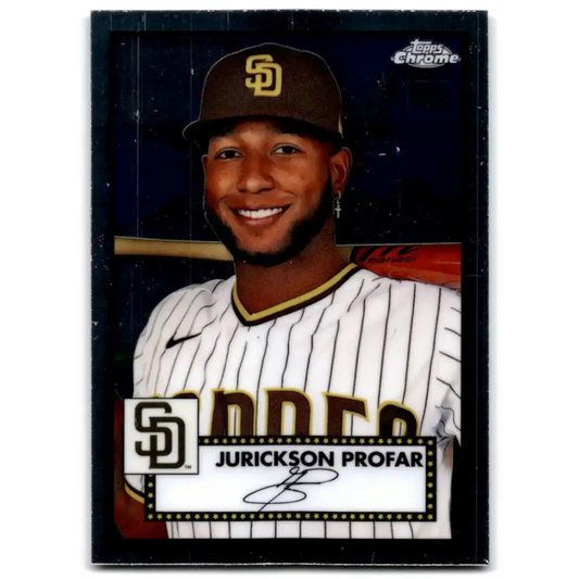 2021 Topps Chrome Platinum Anniversary #317 Jurickson Profar NM-MT San Diego Padres Baseball Card - Baseball Card Single