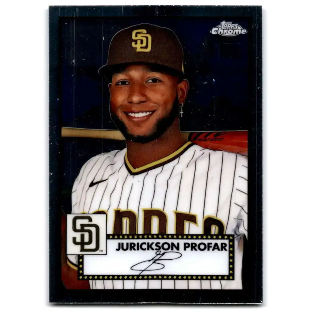 2021 Topps Chrome Platinum Anniversary #317 Jurickson Profar NM-MT San Diego Padres Baseball Card - Baseball Card Single