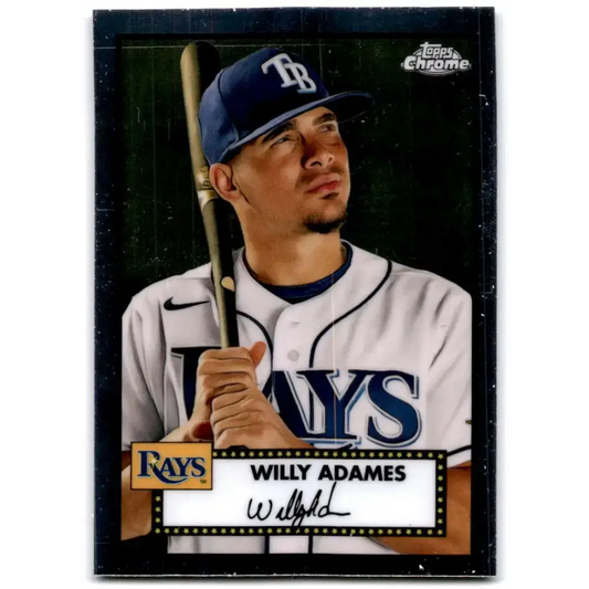 2021 Topps Chrome Platinum Anniversary #321 Willy Adames NM-MT Tampa Bay Rays Baseball Card - Baseball Card Single