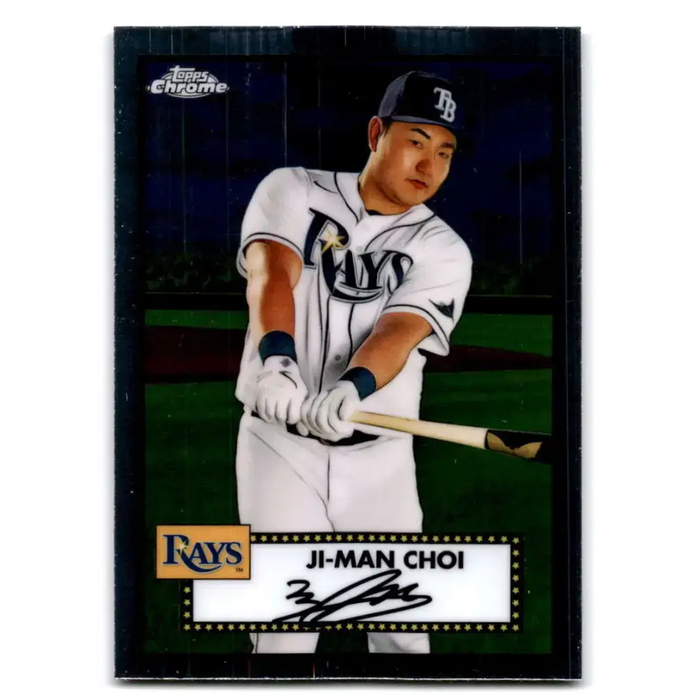 2021 Topps Chrome Platinum Anniversary #325 Ji-man Choi NM-MT Tampa Bay Rays Baseball Card - Baseball Card Single