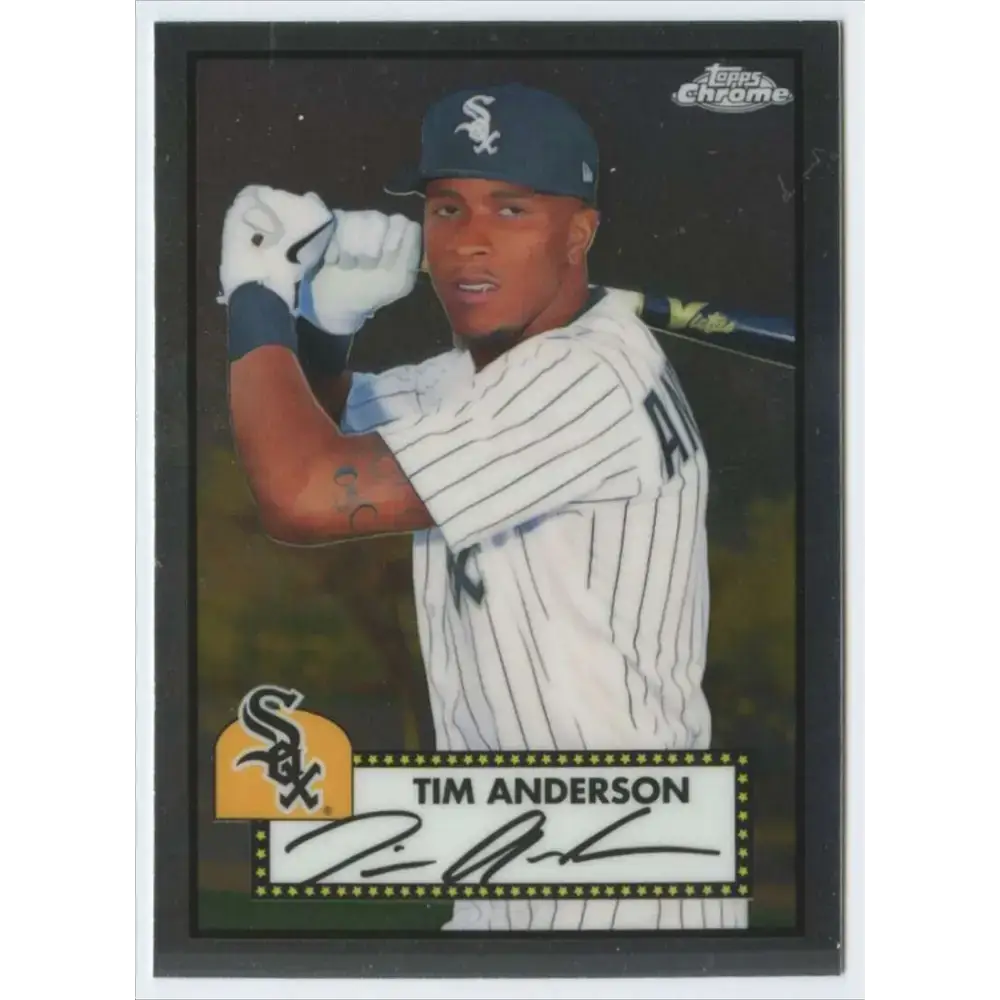 2021 Topps Chrome Platinum Anniversary #328 Tim Anderson NM-MT Chicago White Sox Baseball Card - Baseball Card Single