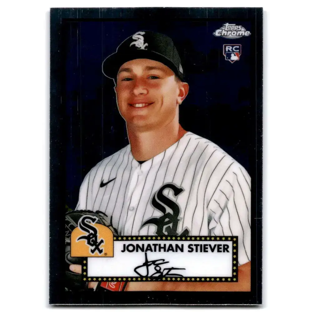 2021 Topps Chrome Platinum Anniversary #33 Jonathan Stiever NM-MT RC Rookie Chicago White Sox Baseball Card - Baseball
