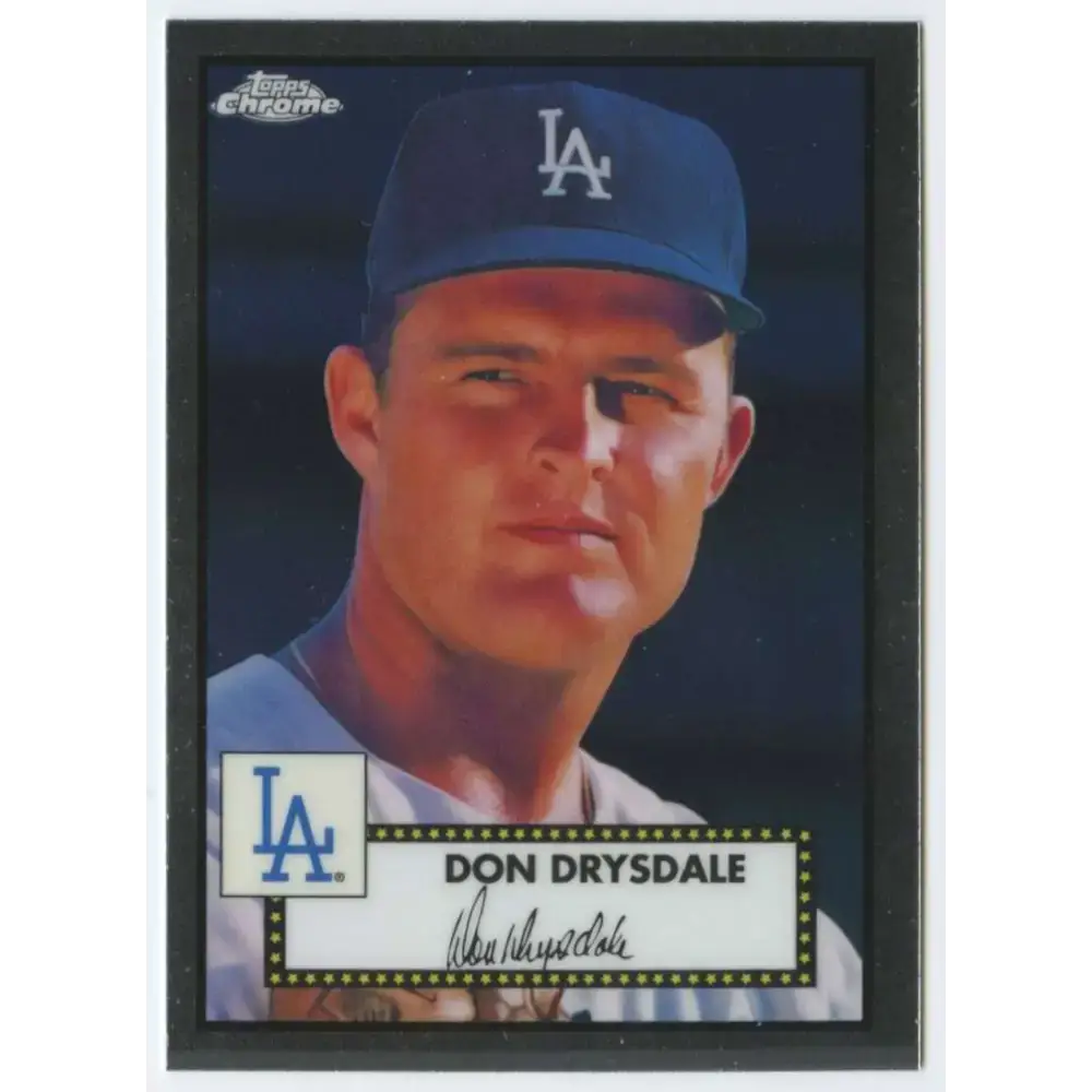 2021 Topps Chrome Platinum Anniversary #339 Don Drysdale NM-MT Los Angeles Dodgers Baseball Card - Baseball Card Single