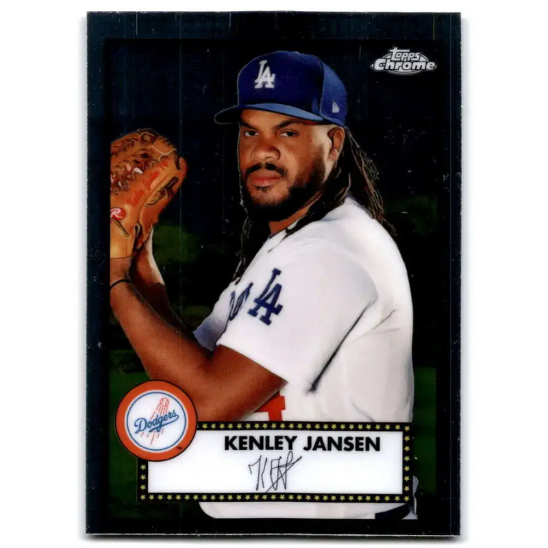 2021 Topps Chrome Platinum Anniversary #344 Kenley Jansen NM-MT Los Angeles Dodgers Baseball Card - Baseball Card Single
