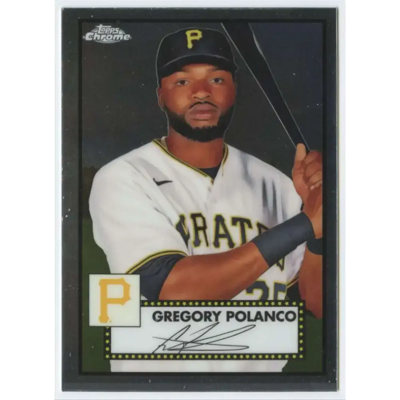 2021 Topps Chrome Platinum Anniversary #349 Gregory Polanco NM-MT Pittsburgh Pirates Baseball Card - Baseball Card