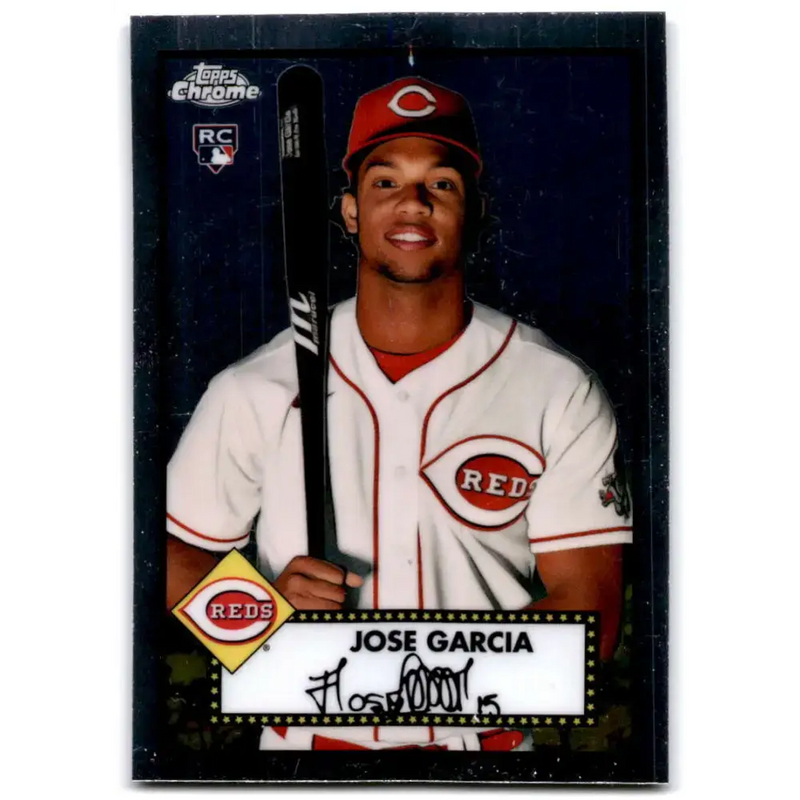 2021 Topps Chrome Platinum Anniversary #35 Jose Garcia NM-MT RC Rookie Cincinnati Reds Baseball Card - Baseball Card