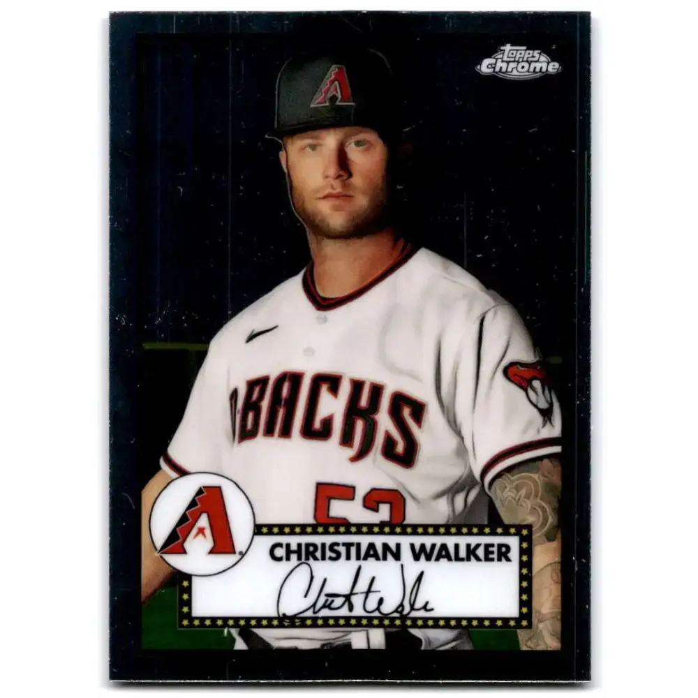 2021 Topps Chrome Platinum Anniversary #353 Christian Walker NM-MT Arizona Diamondbacks Baseball Card - Baseball Card