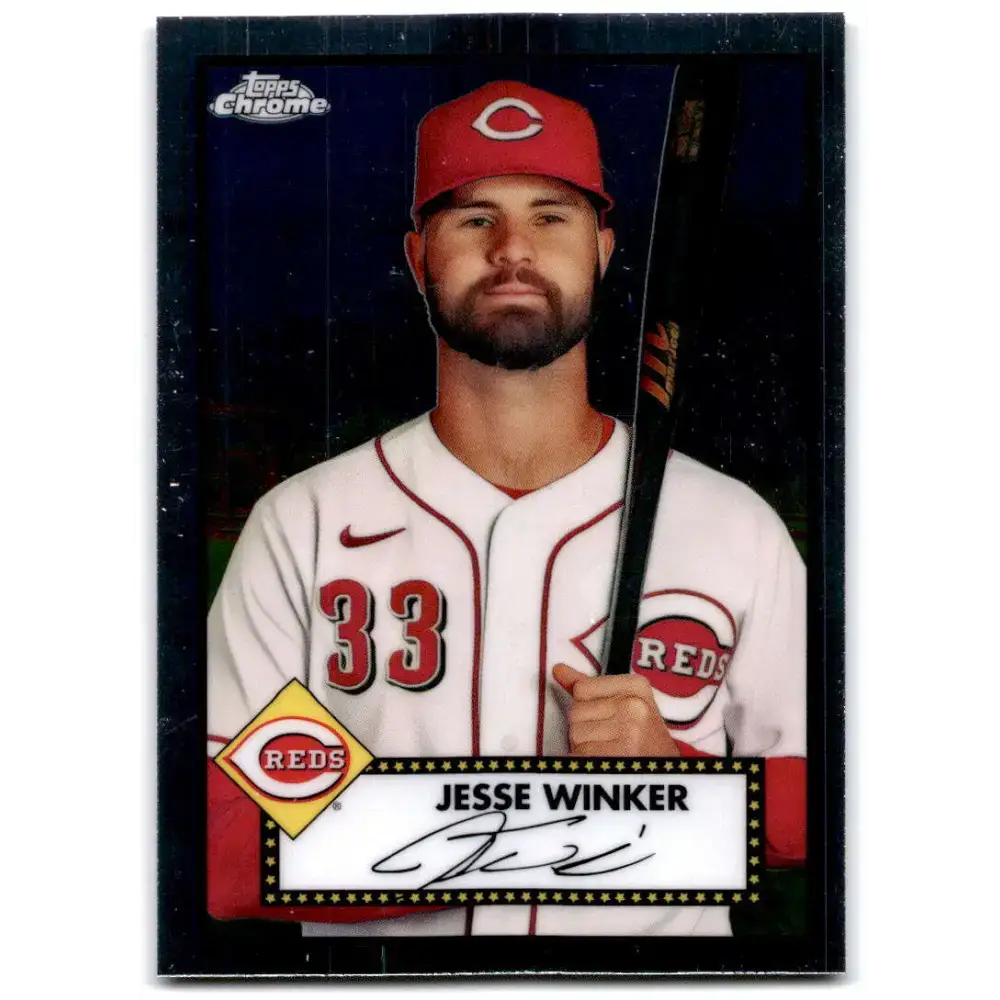 2021 Topps Chrome Platinum Anniversary #354 Jesse Winker NM-MT Cincinnati Reds Baseball Card - Baseball Card Single