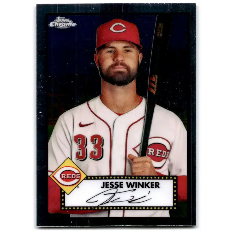 2021 Topps Chrome Platinum Anniversary #354 Jesse Winker NM-MT Cincinnati Reds Baseball Card - Baseball Card Single