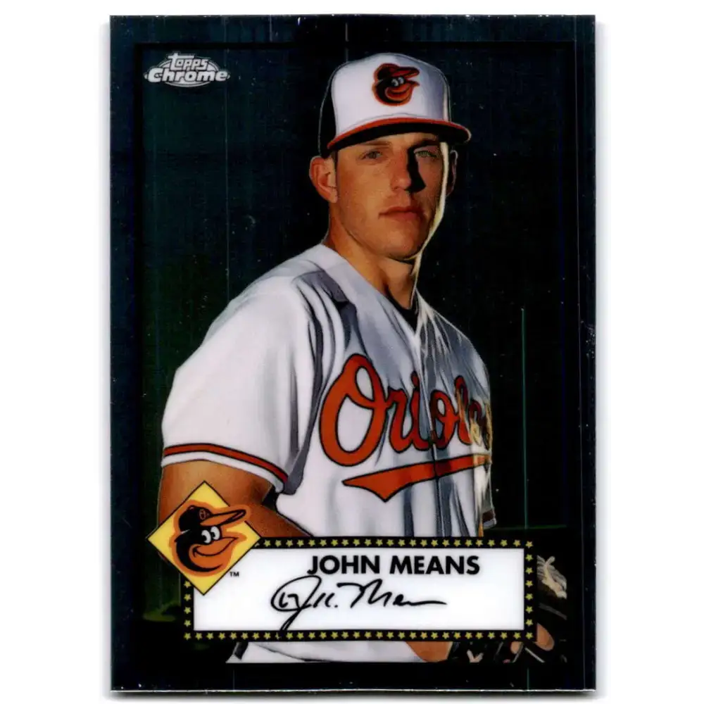 2021 Topps Chrome Platinum Anniversary #358 John Means NM-MT Baltimore Orioles Baseball Card - Baseball Card Single