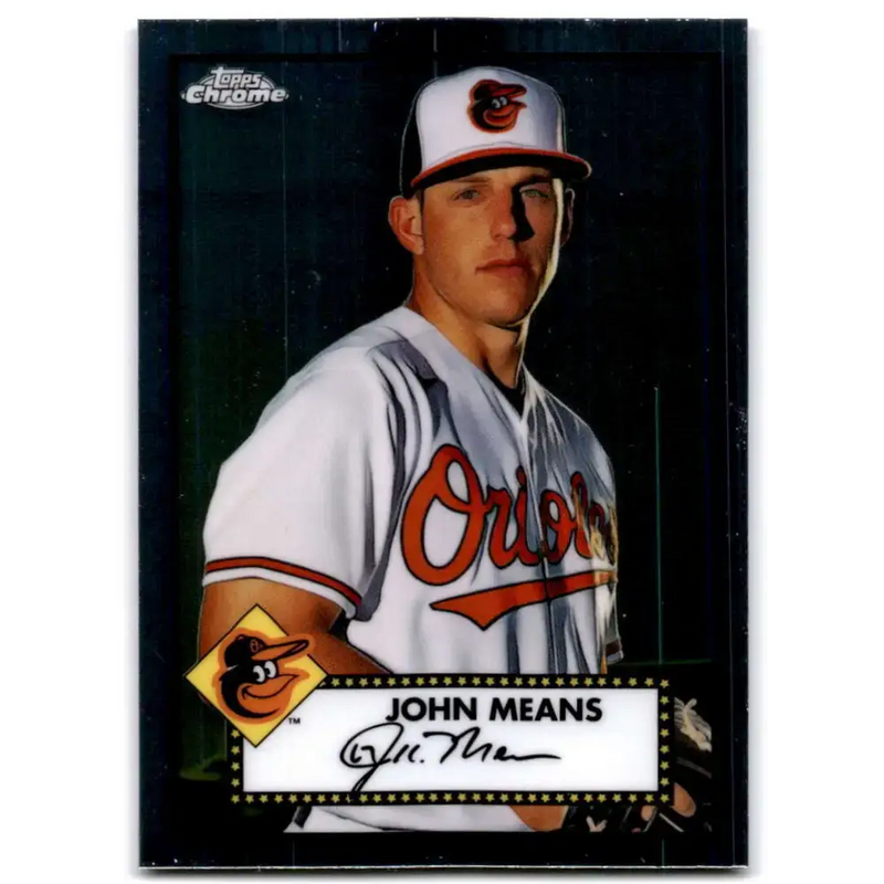 2021 Topps Chrome Platinum Anniversary #358 John Means NM-MT Baltimore Orioles Baseball Card - Baseball Card Single