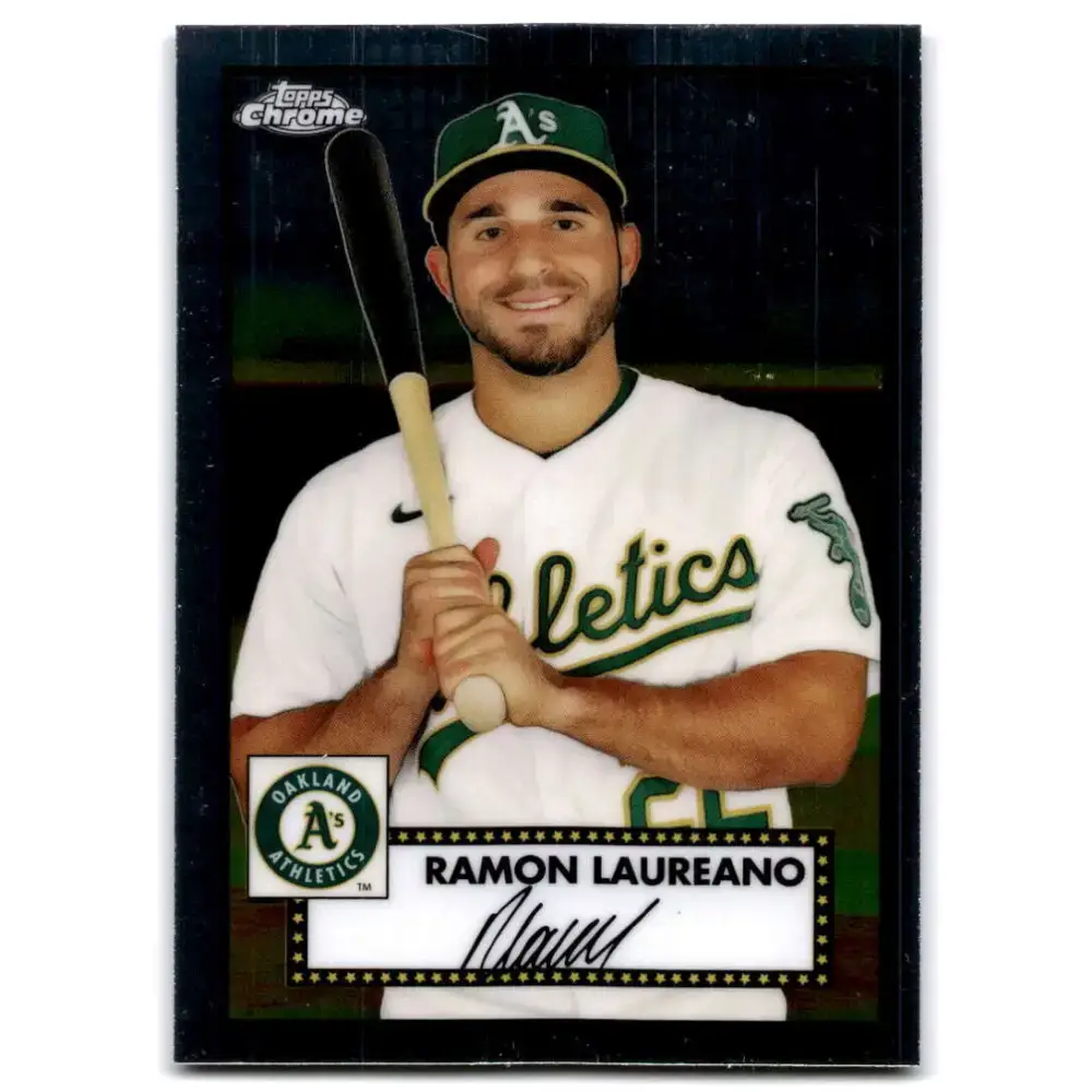 2021 Topps Chrome Platinum Anniversary #365 Ramon Laureano NM-MT Oakland Athletics Baseball Card - Baseball Card Single