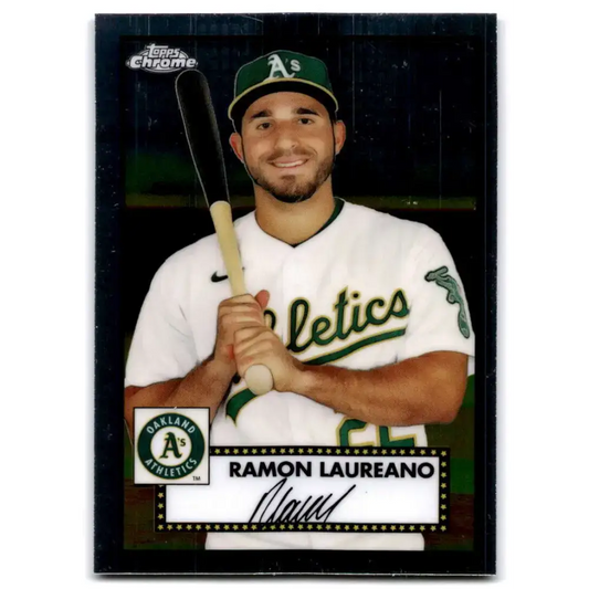 2021 Topps Chrome Platinum Anniversary #365 Ramon Laureano NM-MT Oakland Athletics Baseball Card - Baseball Card Single