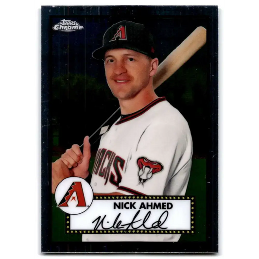 2021 Topps Chrome Platinum Anniversary #371 Nick Ahmed NM-MT Arizona Diamondbacks Baseball Card - Baseball Card Single