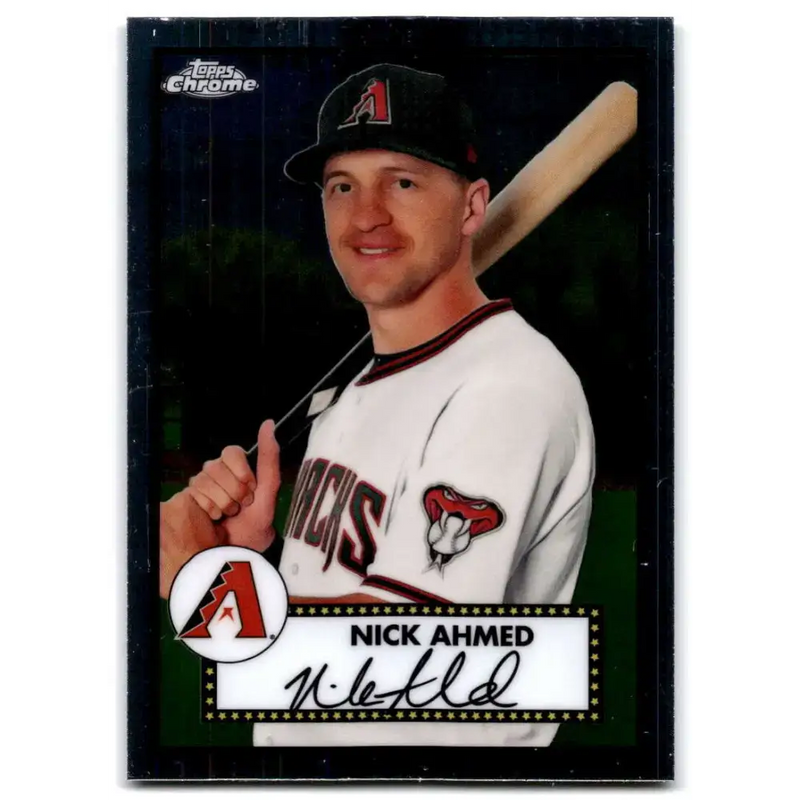 2021 Topps Chrome Platinum Anniversary #371 Nick Ahmed NM-MT Arizona Diamondbacks Baseball Card - Baseball Card Single