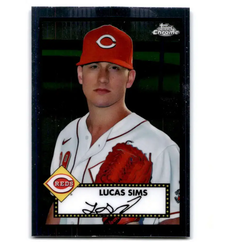 2021 Topps Chrome Platinum Anniversary #382 Lucas Sims NM-MT Cincinnati Reds Baseball Card - Baseball Card Single