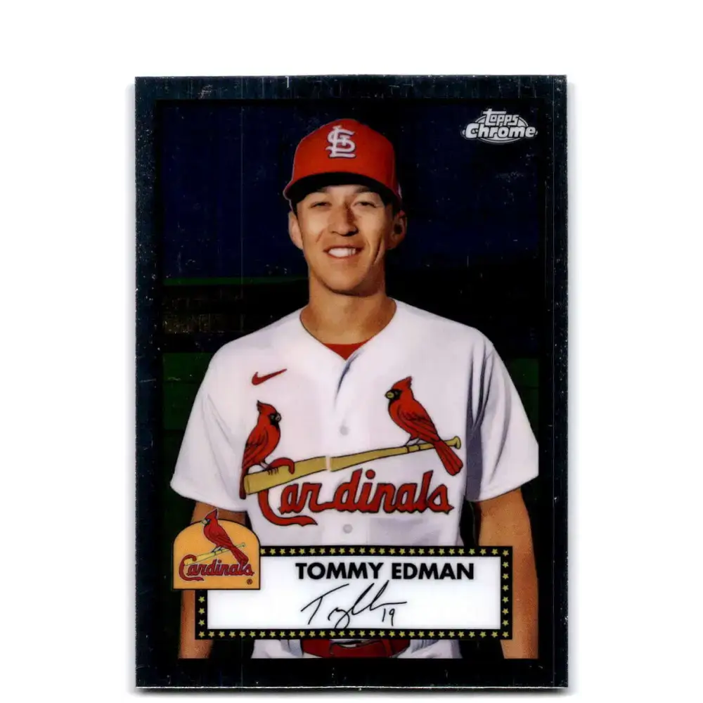 2021 Topps Chrome Platinum Anniversary #396 Tommy Edman NM-MT St. Louis Cardinals Baseball Card - Baseball Card Single