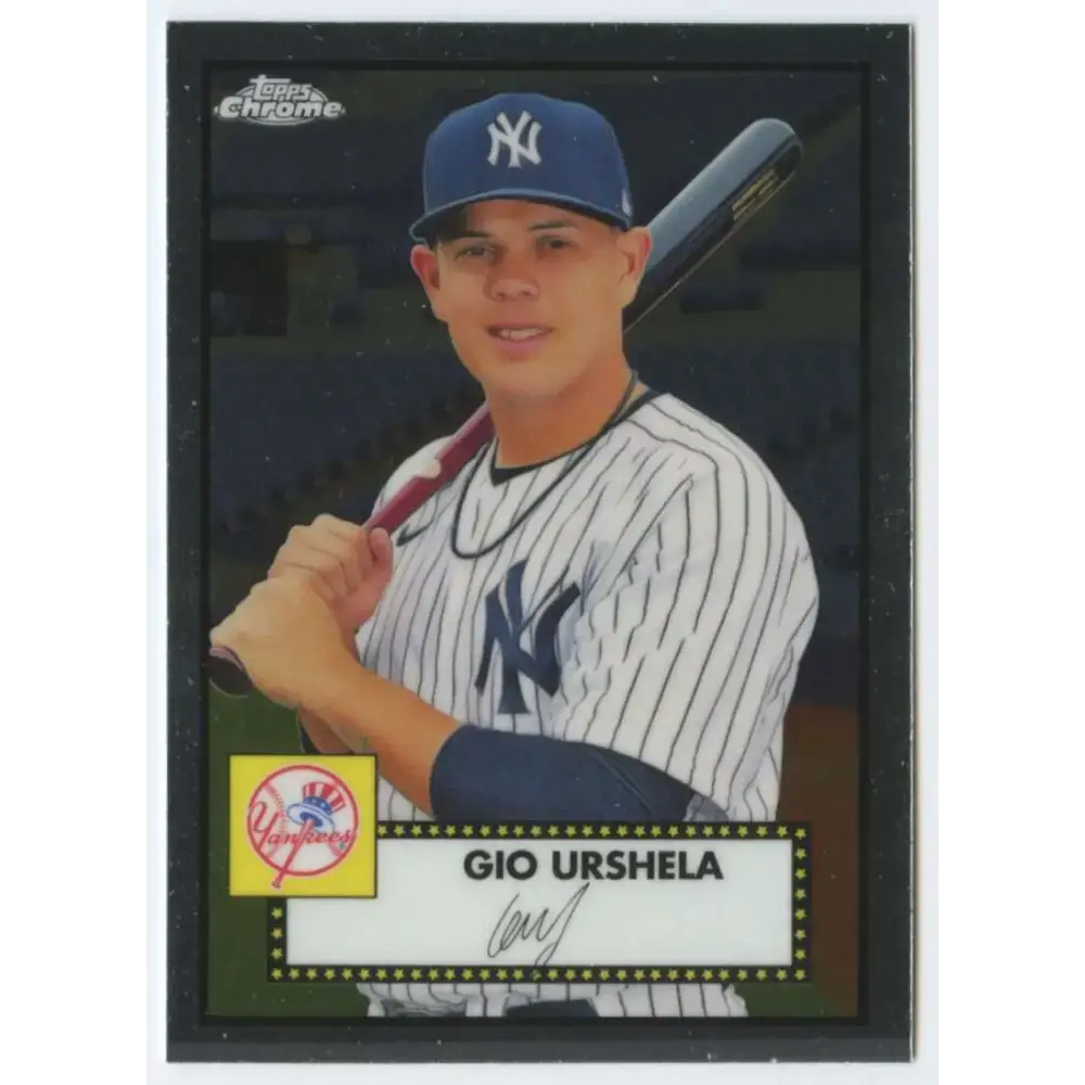 2021 Topps Chrome Platinum Anniversary #402 Gio Urshela NM-MT New York Yankees Baseball Card - Baseball Card Single