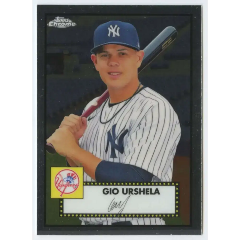 2021 Topps Chrome Platinum Anniversary #402 Gio Urshela NM-MT New York Yankees Baseball Card - Baseball Card Single