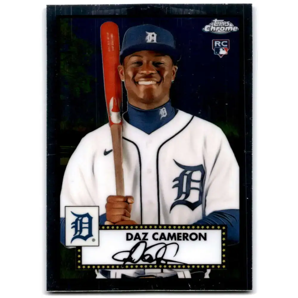 2021 Topps Chrome Platinum Anniversary #41 Daz Cameron NM-MT RC Rookie Detroit Tigers Baseball Card - Baseball Card