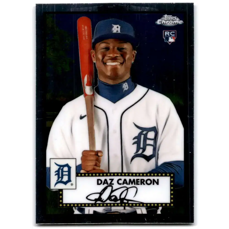 2021 Topps Chrome Platinum Anniversary #41 Daz Cameron NM-MT RC Rookie Detroit Tigers Baseball Card - Baseball Card