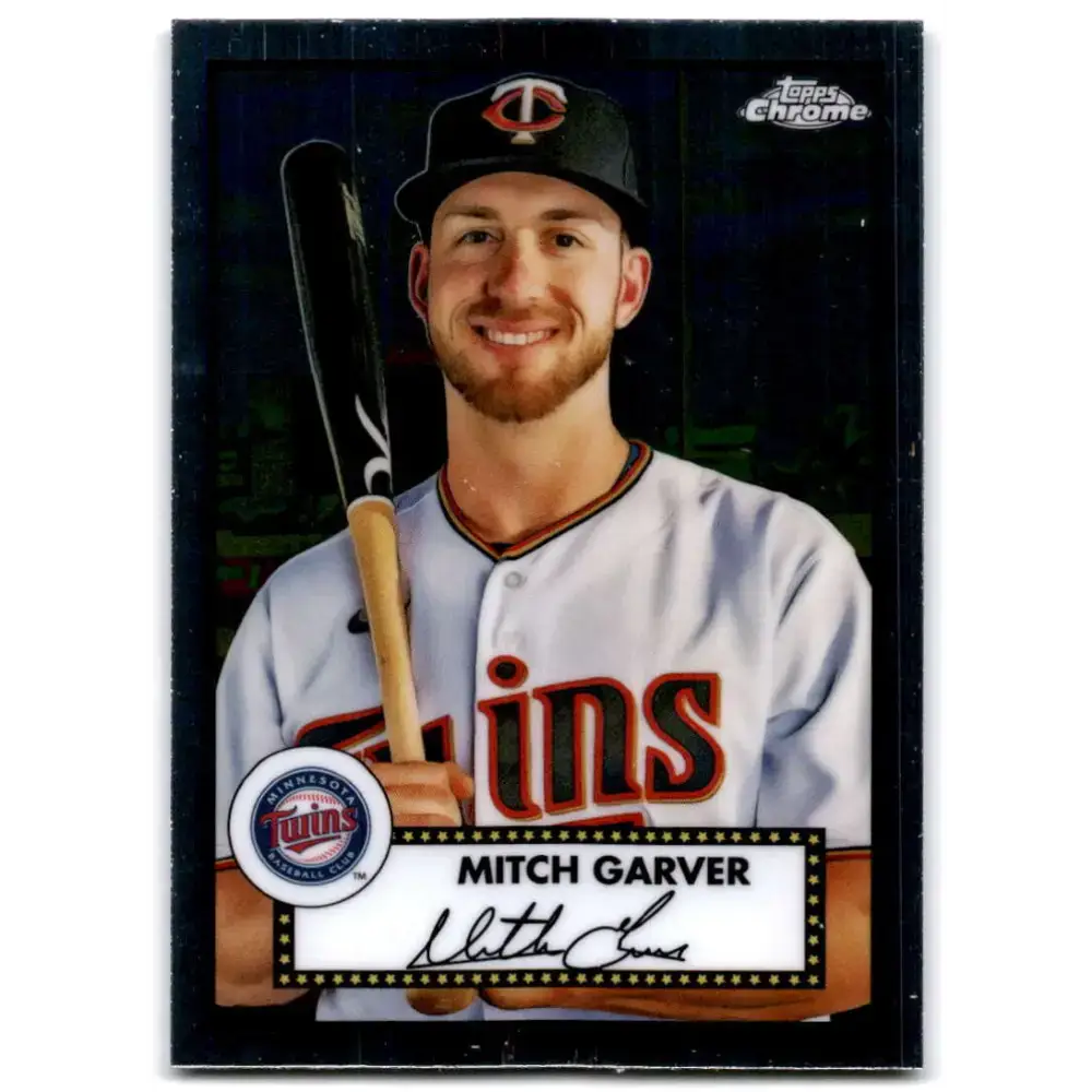 2021 Topps Chrome Platinum Anniversary #425 Mitch Garver NM-MT Minnesota Twins Baseball Card - Baseball Card Single