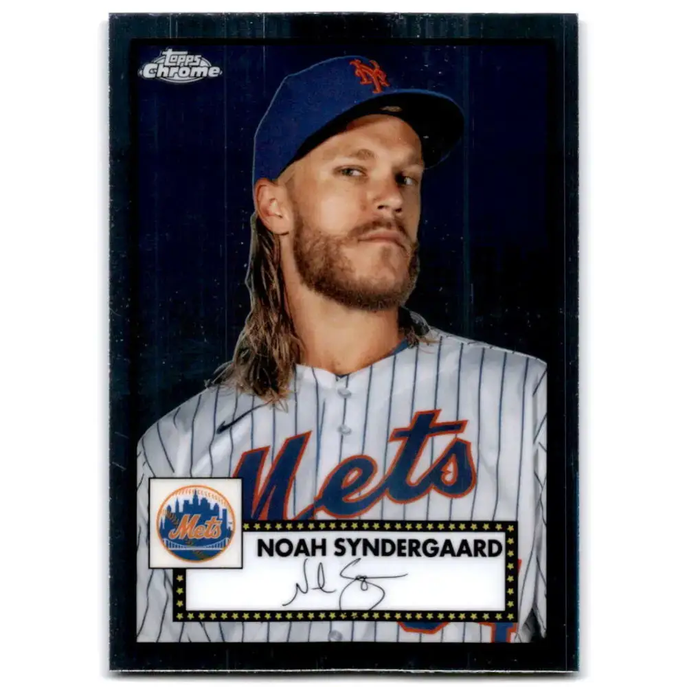2021 Topps Chrome Platinum Anniversary #428 Noah Syndergaard NM-MT New York Mets Baseball Card - Baseball Card Single