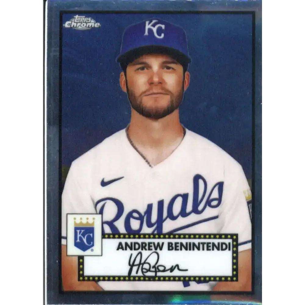 2021 Topps Chrome Platinum Anniversary #432 Andrew Benintendi NM-MT Kansas City Royals Baseball Card - Baseball Card