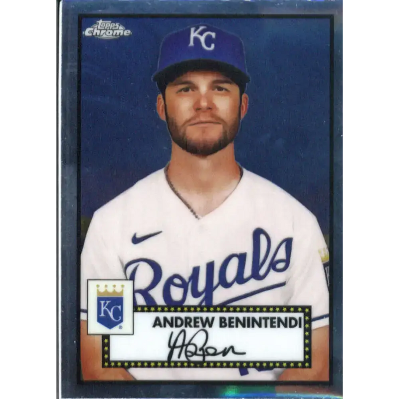 2021 Topps Chrome Platinum Anniversary #432 Andrew Benintendi NM-MT Kansas City Royals Baseball Card - Baseball Card