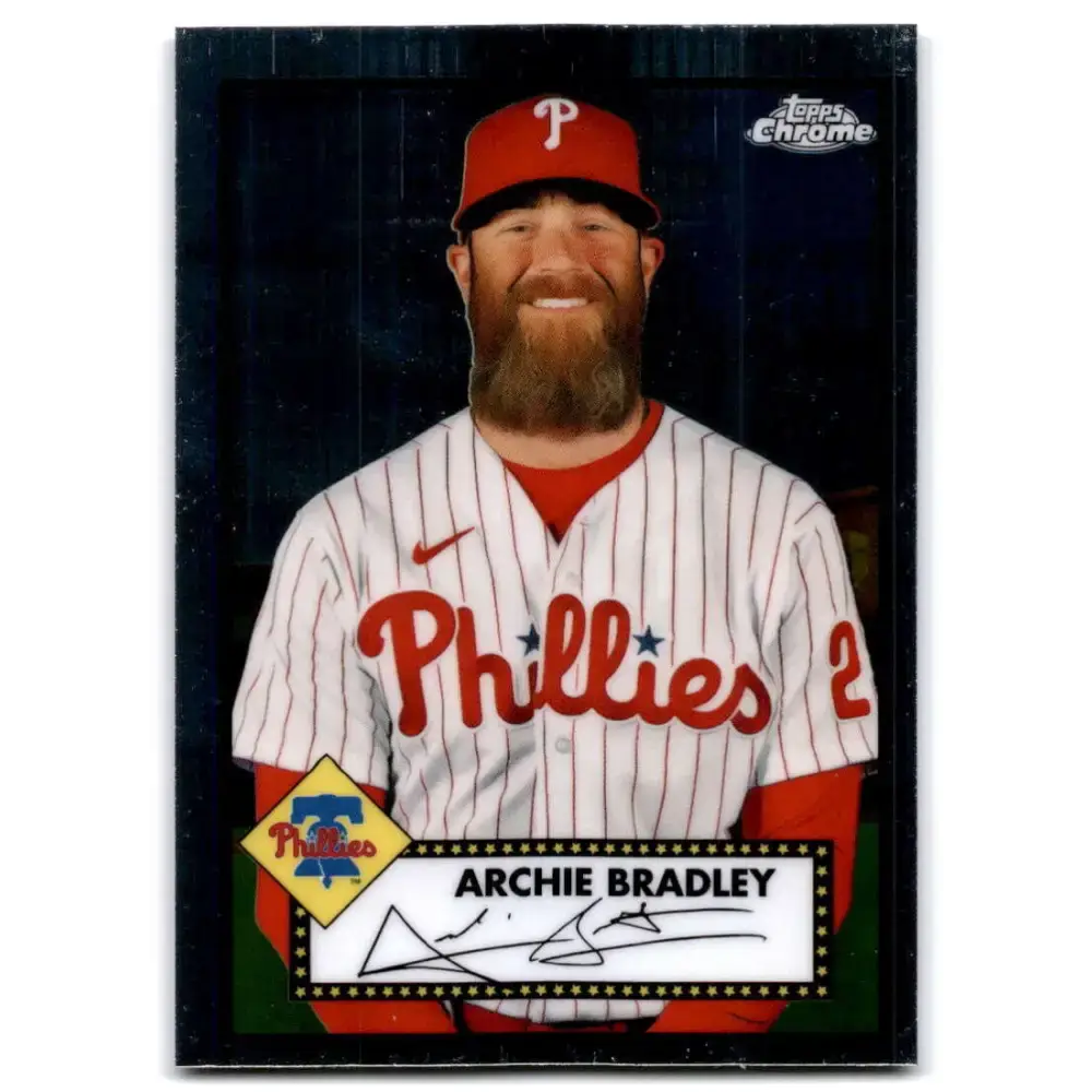 2021 Topps Chrome Platinum Anniversary #434 Archie Bradley NM-MT Philadelphia Phillies Baseball Card - Baseball Card