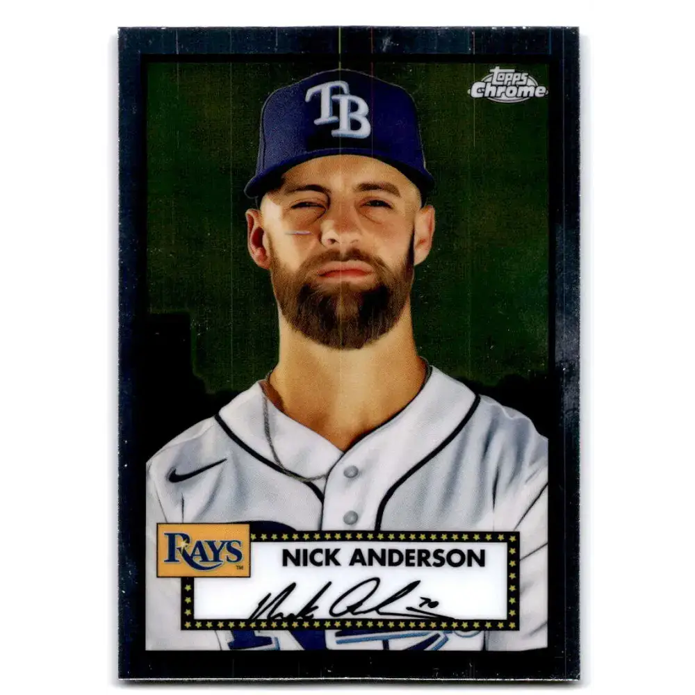 2021 Topps Chrome Platinum Anniversary #440 Nick Anderson NM-MT Tampa Bay Rays Baseball Card - Baseball Card Single