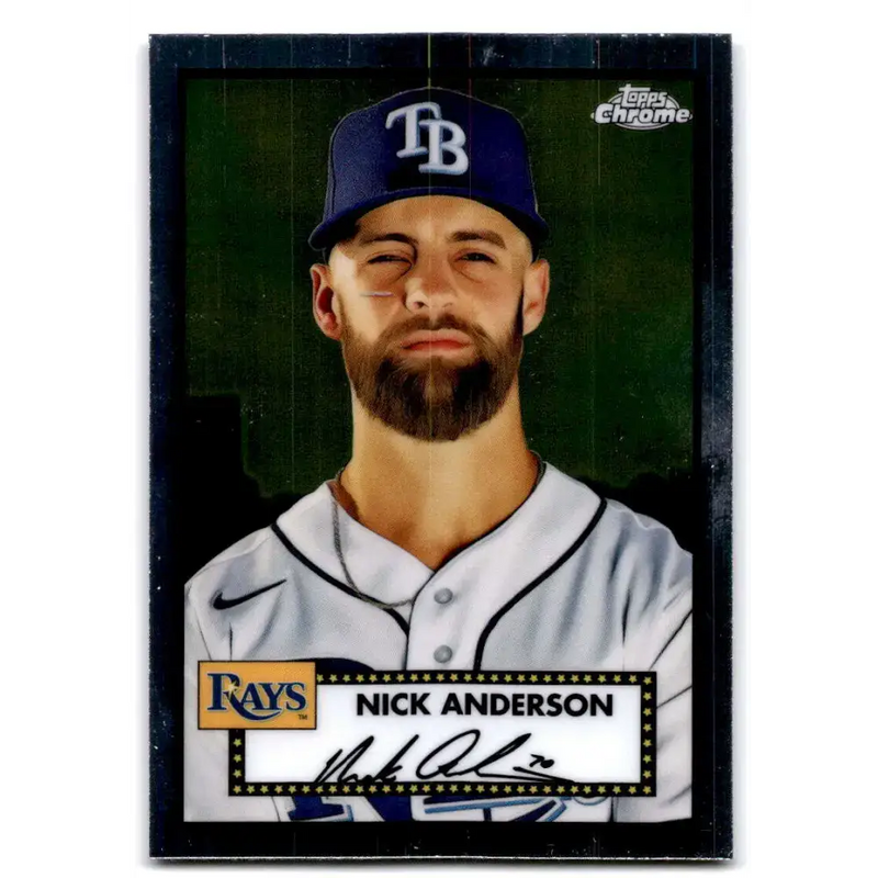2021 Topps Chrome Platinum Anniversary #440 Nick Anderson NM-MT Tampa Bay Rays Baseball Card - Baseball Card Single
