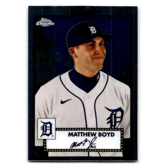 2021 Topps Chrome Platinum Anniversary #443 Matthew Boyd NM-MT Detroit Tigers Baseball Card - Baseball Card Single