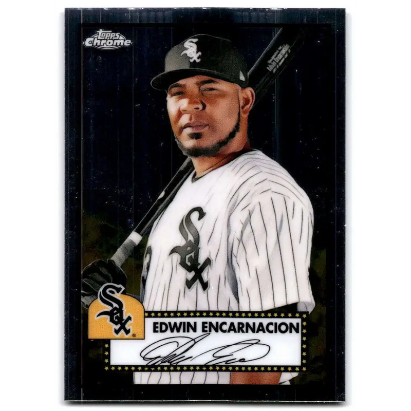2021 Topps Chrome Platinum Anniversary #447 Edwin Encarnacion NM-MT Chicago White Sox Baseball Card - Baseball Card