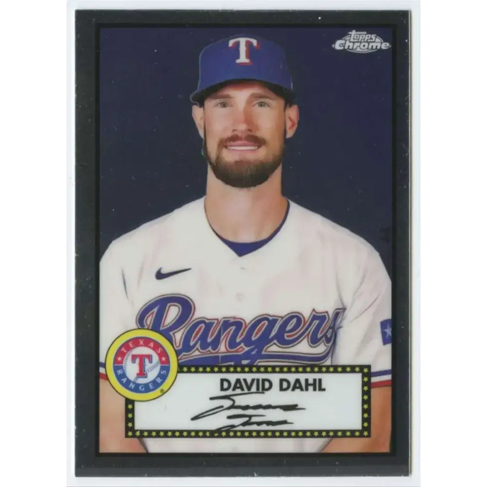 2021 Topps Chrome Platinum Anniversary #451 David Dahl NM-MT Texas Rangers Baseball Card - Baseball Card Single