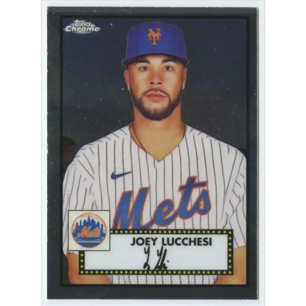 2021 Topps Chrome Platinum Anniversary #454 Joey Lucchesi NM-MT New York Mets Baseball Card - Baseball Card Single