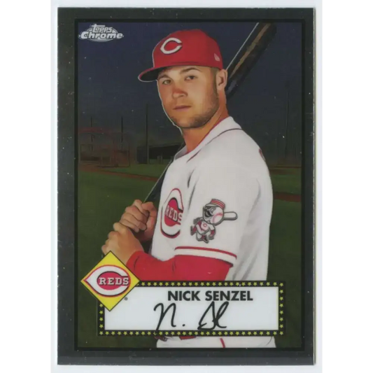 2021 Topps Chrome Platinum Anniversary #456 Nick Senzel NM-MT Cincinnati Reds Baseball Card - Baseball Card Single