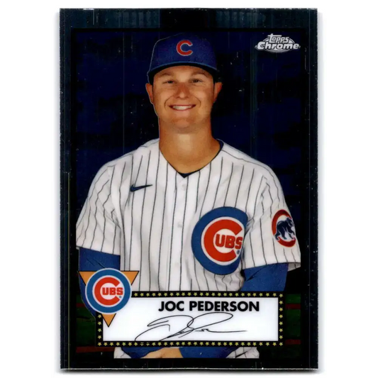 2021 Topps Chrome Platinum Anniversary #457 Joc Pederson NM-MT Chicago Cubs Baseball Card - Baseball Card Single